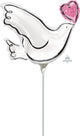 Wedding Dove (Requires heat-sealing) 11″ Balloon