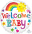 Welcome Baby 18″ Foil Balloon by Anagram from Instaballoons