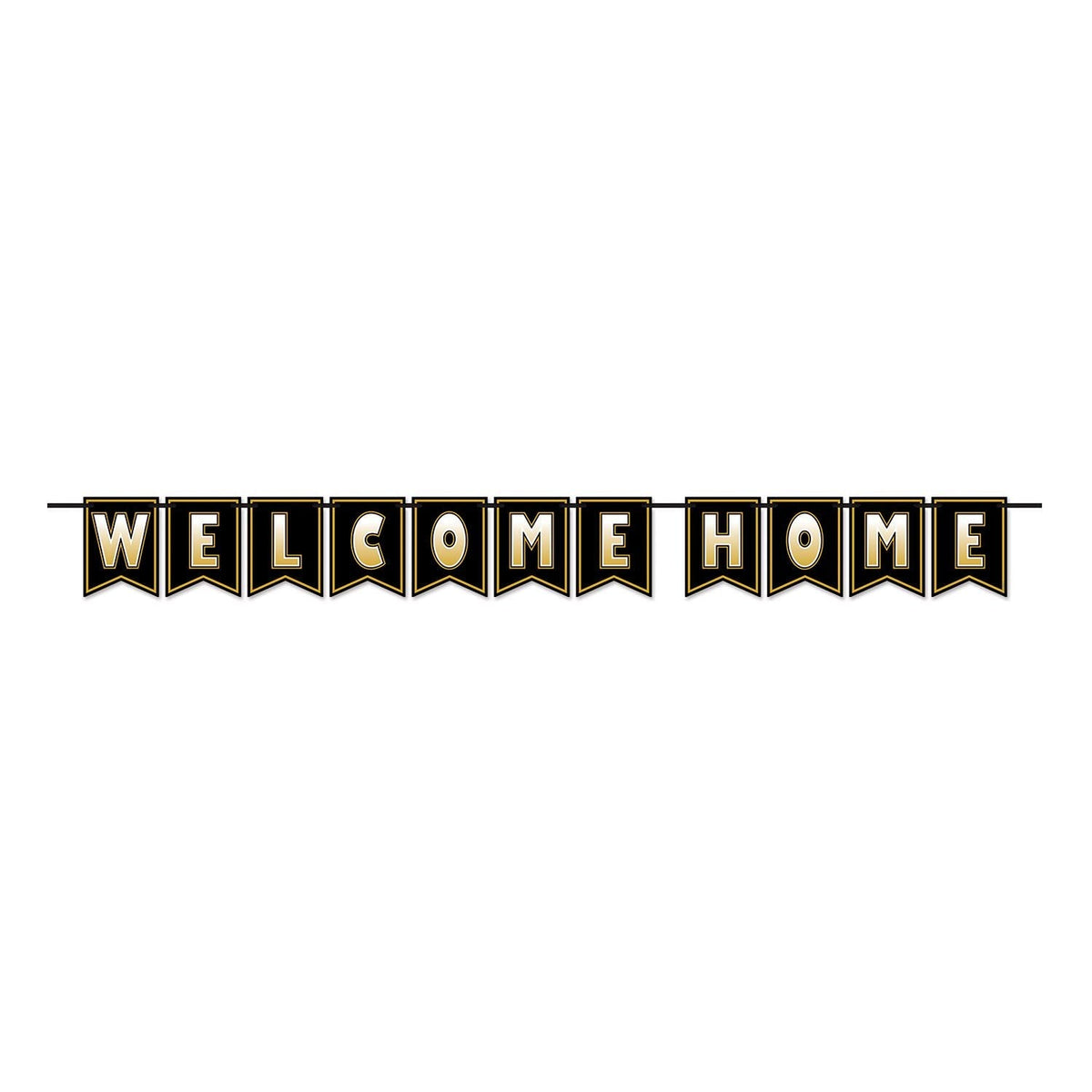 Welcome Home Streamer 6″ x 7′ by Beistle from Instaballoons