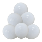 White 12″ Latex Balloons by GloMex from Instaballoons