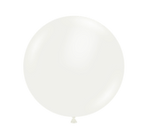 White 17″ Latex Balloons by Tuftex from Instaballoons