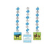 Wild Horses Dangling CO Balloons (3 count)