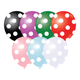 Assortment with Polka Dots 12″ Latex Balloons (8)