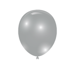 Chrome Silver 12″ Latex Balloons (50)
