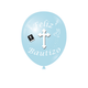 Light Blue Feliz Bautizo 12″ Latex Balloons (8)