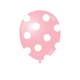 Light Pink with Polka Dots 12″ Latex Balloons (8)