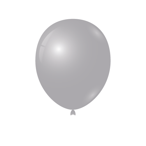 Winntex Latex Metallic Silver 12″ Latex Balloons (72)