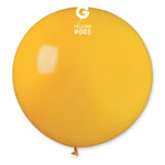 Yellow 31″ Latex Balloon by Gemar from Instaballoons