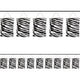 Zebra Ppr Lantern Garland